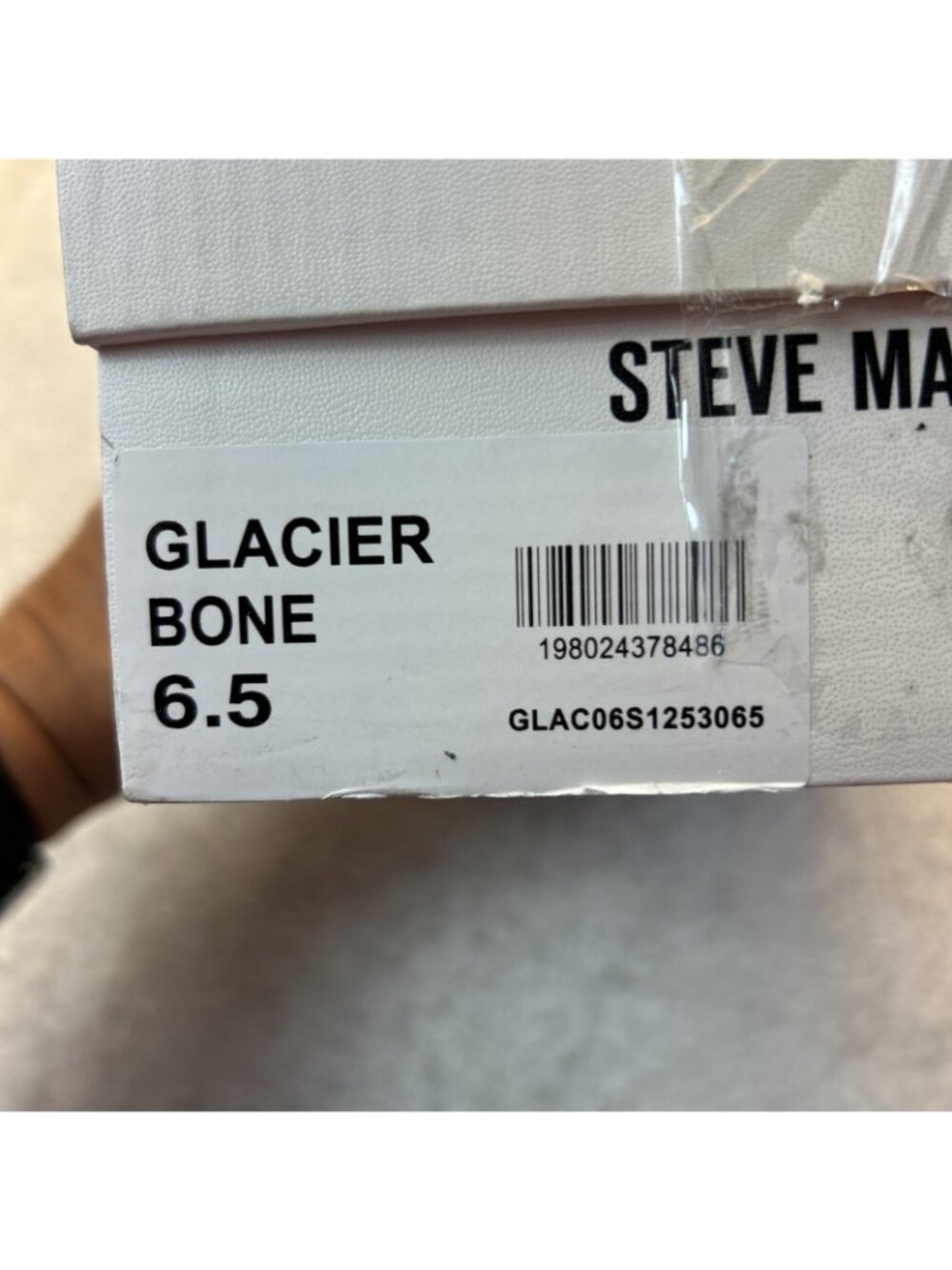 Steve Madden Glacier Slide Mule Bone Gold Chain Decoration Top New Women SZ 6.5 - Picture 10 of 10